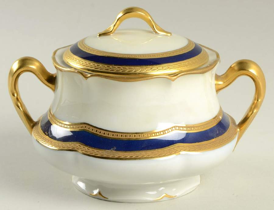Empress Sugar Bowl & Lid by Haviland-1