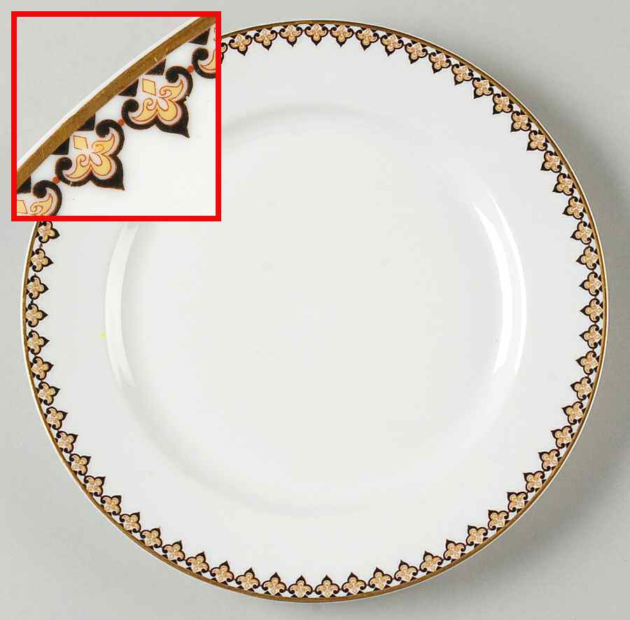 Schleiger 295b Dinner Plate by Haviland-1