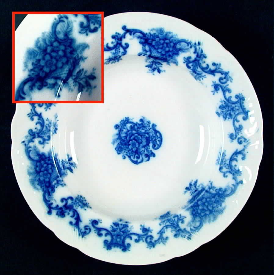 Martha (No Gold Outlines) Rim Soup Bowl by Upper Hanley-1