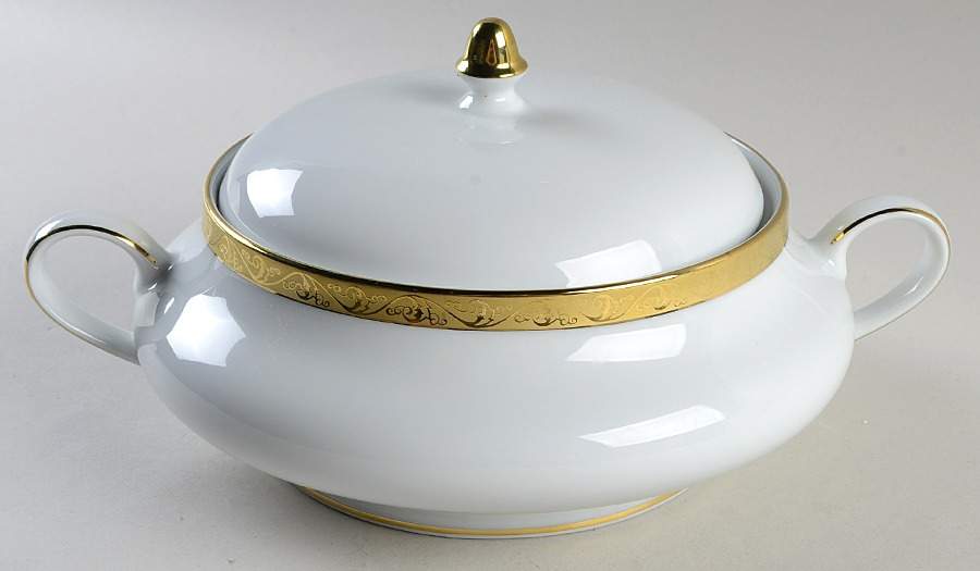 Chamberlain Round Covered Vegetable by Home Accents-1