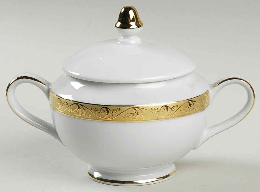 Chamberlain Sugar Bowl & Lid by Home Accents-1