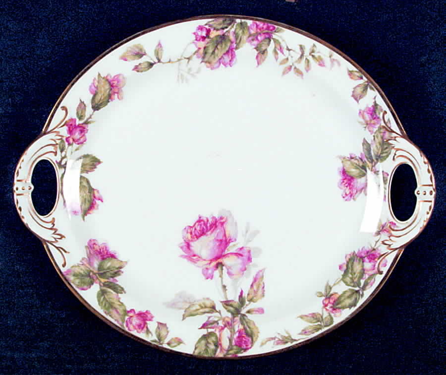 H1332 10" Oval Serving Platter by Haviland-1