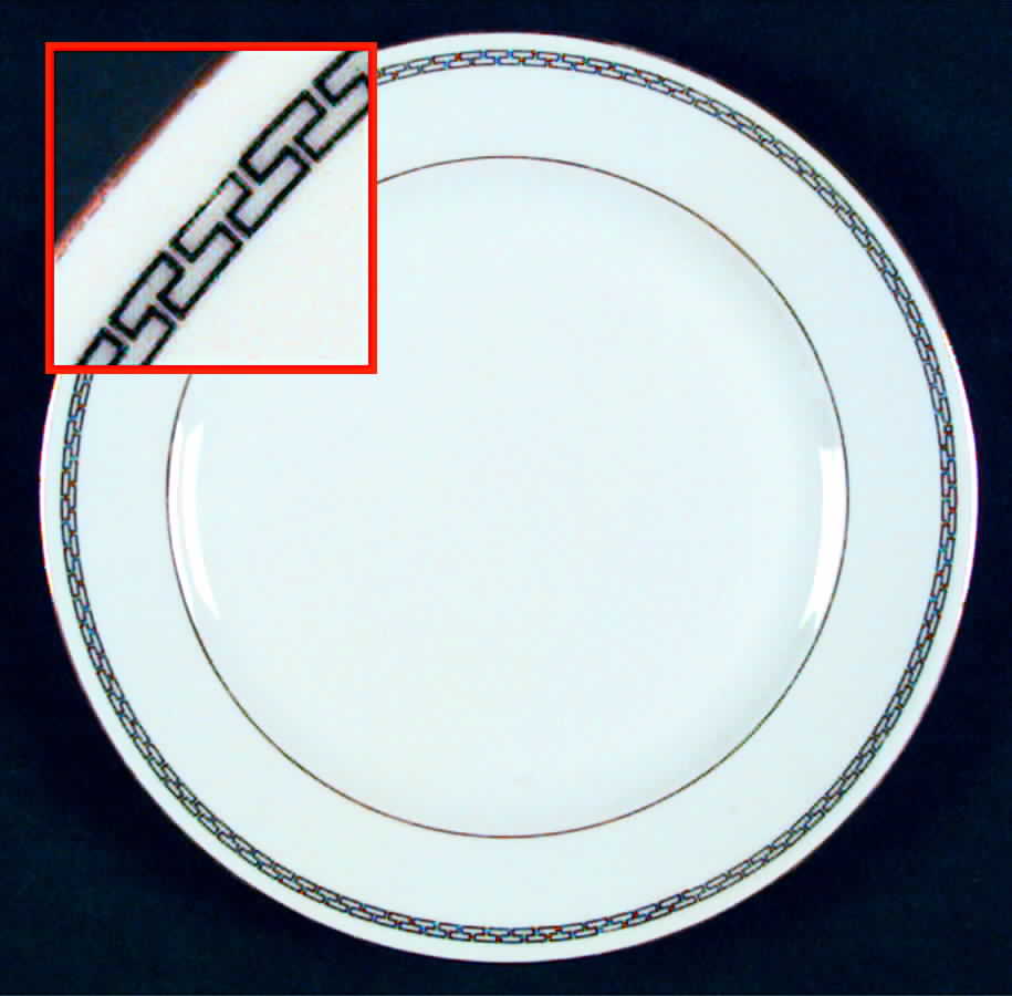 HWC11 Bread & Butter Plate by HW (Germany, Czech)-1