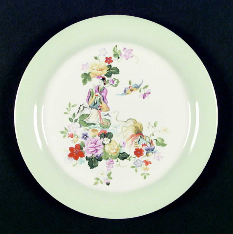 Chinese Princess Dinner Plate by Homer Laughlin -1