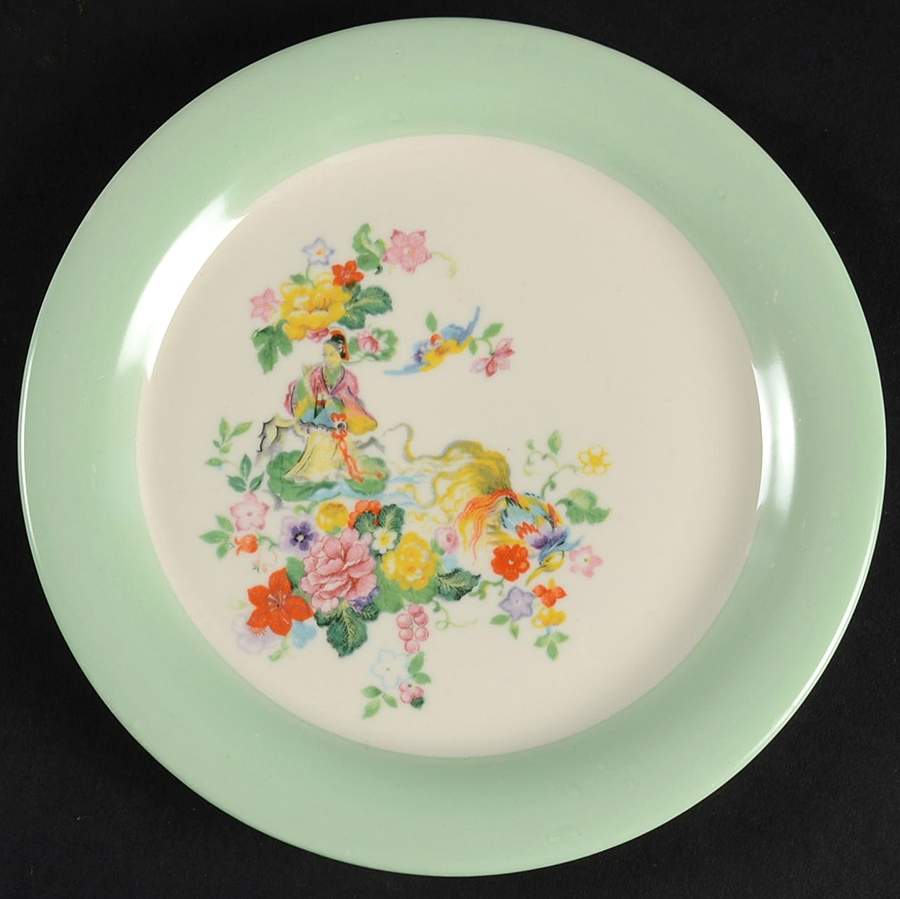 Chinese Princess Bread & Butter Plate by Homer Laughlin -1
