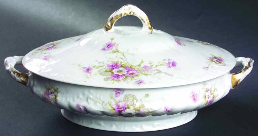 Schleiger 313b Oval Covered Vegetable by Haviland-1