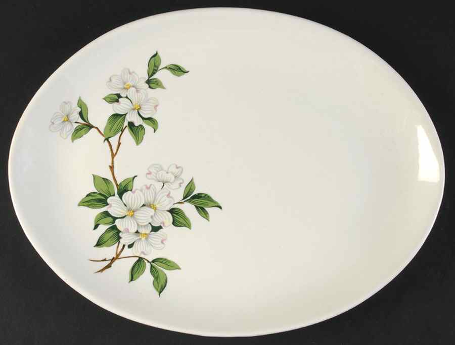 HAR79 11" Oval Serving Platter by Harker-1