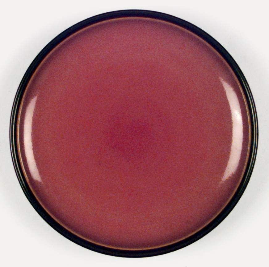 Raspberry (Coupe) Salad Plate by Heath-1