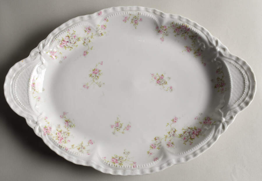 Schleiger 320g 16" Oval Serving Platter by Haviland-1
