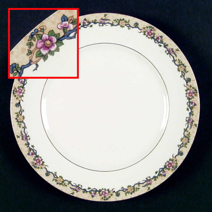 K1077m Dinner Plate by Homer Laughlin -1