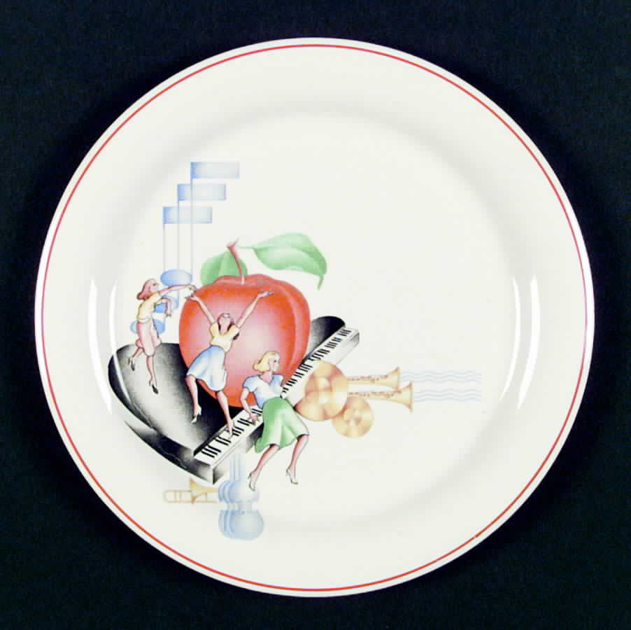 Big Apple Dinner Plate by Homer Laughlin -1