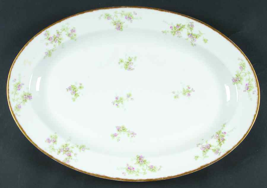 Schleiger 328c 18" Oval Serving Platter by Haviland-1