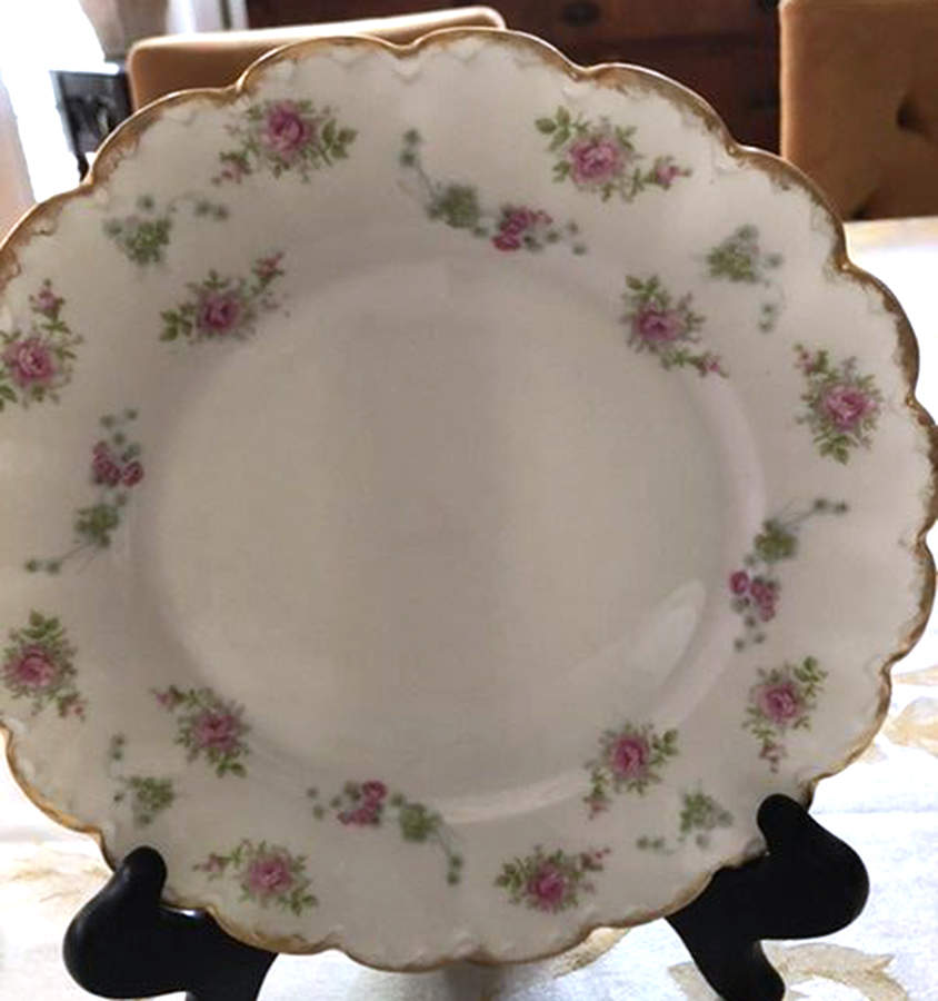 Schleiger 329A Dinner Plate by Haviland-1