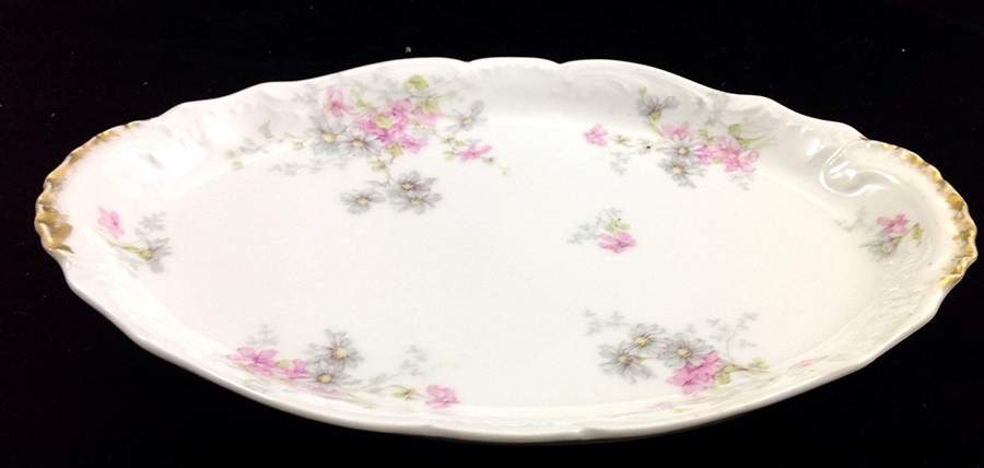 Schleiger 331a 11" Oval Serving Platter by Haviland-1