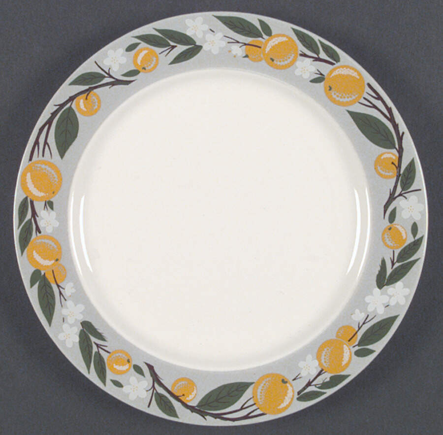 Orange Blossom Dinner Plate by Homer Laughlin -1