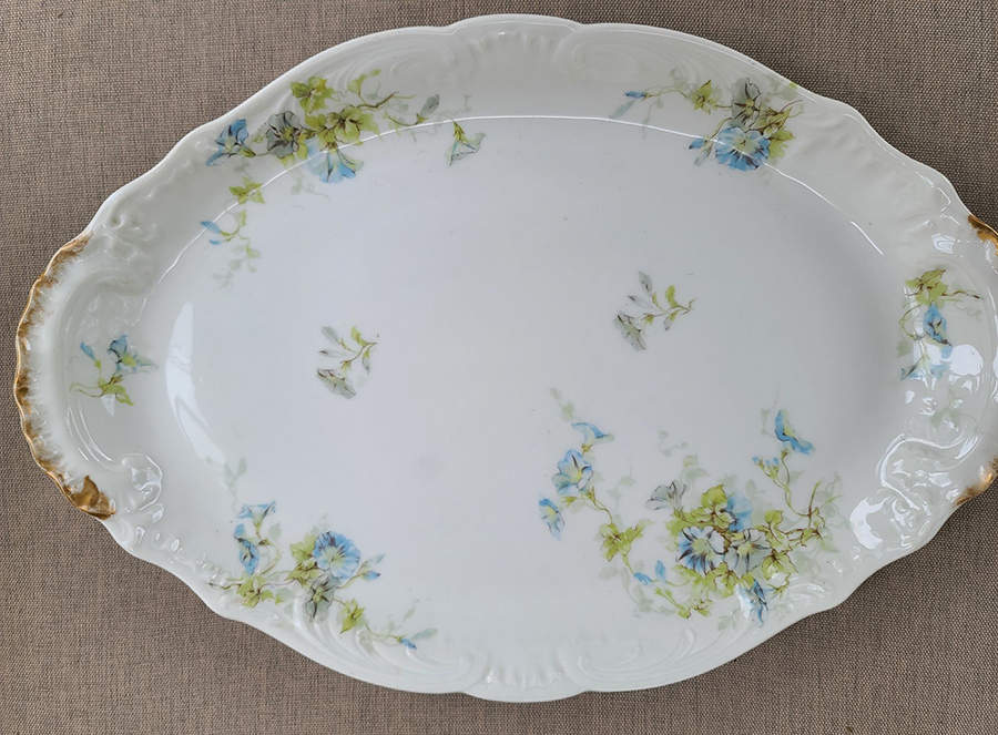 Schleiger 333b 14" Oval Serving Platter by Haviland-1