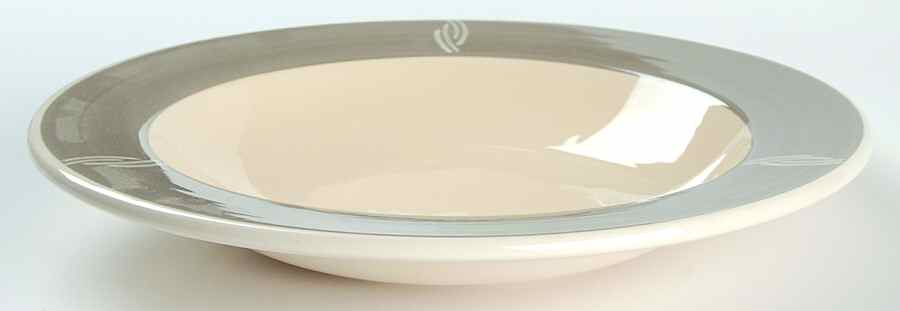 HNY1 Gray Large Rim Soup Bowl by Holdenby-1