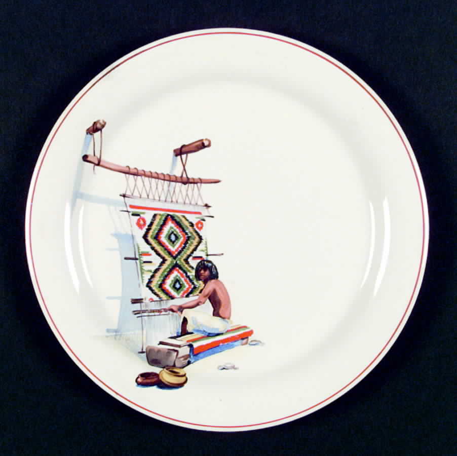 Pueblo Dinner Plate by Homer Laughlin -1