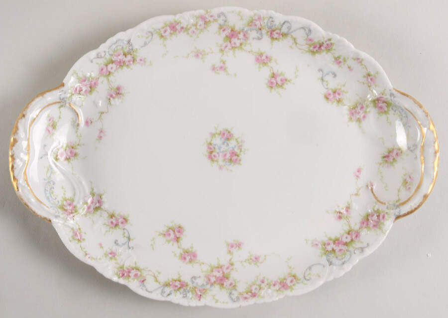 Schleiger 340g 11" Oval Serving Platter by Haviland-1