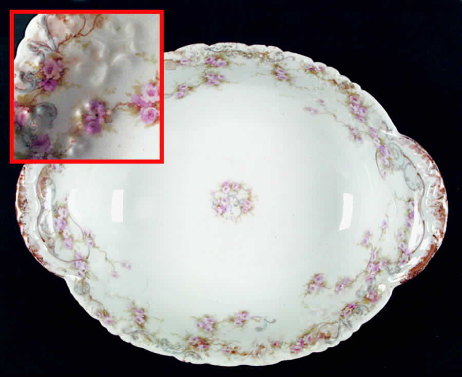 Schleiger 340g 10" Oval Vegetable Bowl by Haviland-1