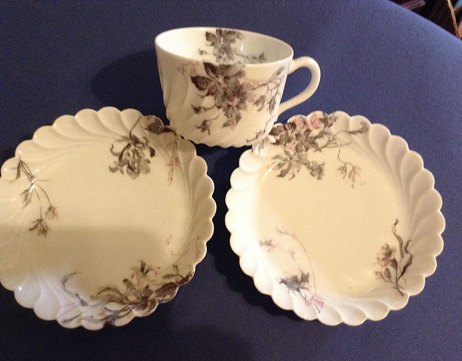 Schleiger 1152-5 Flat Cup & Saucer Set by Haviland-1