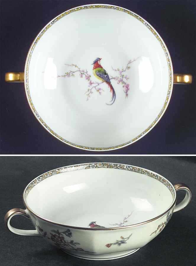 H1351 Flat Cream Soup Bowl by Haviland-1