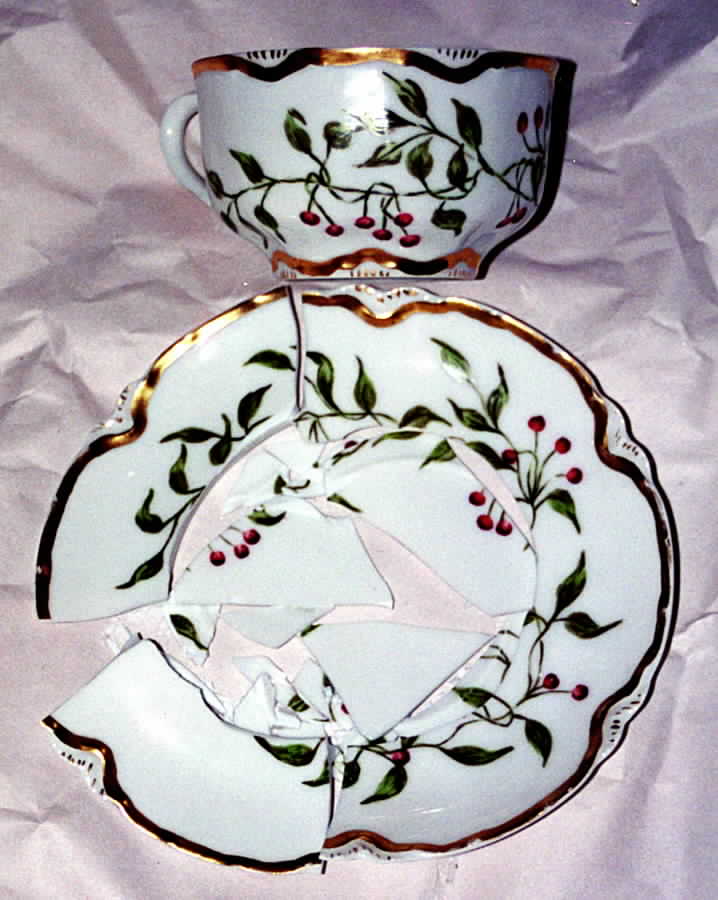 H1352 Flat Cup & Saucer Set by Haviland-1