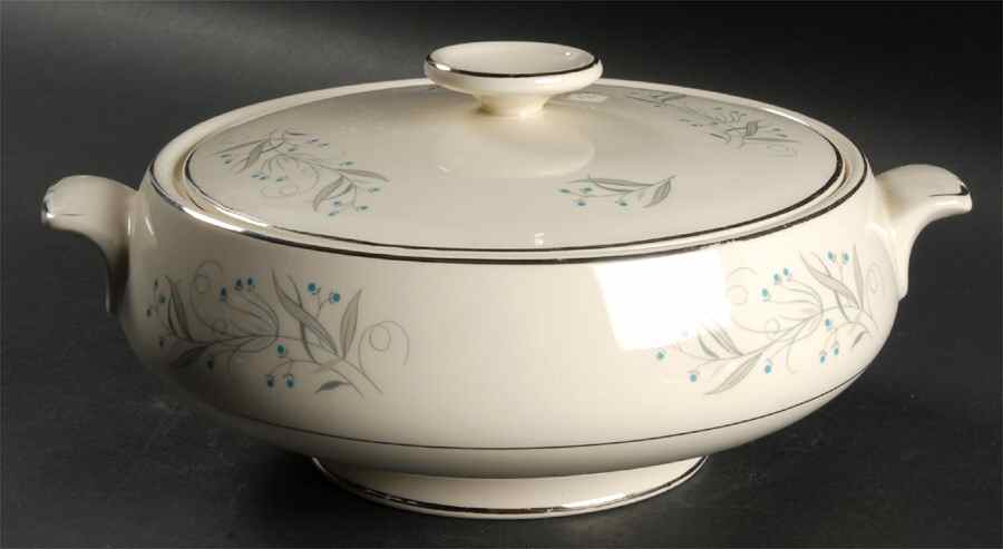 Celeste Round Covered Vegetable by Homer Laughlin -1