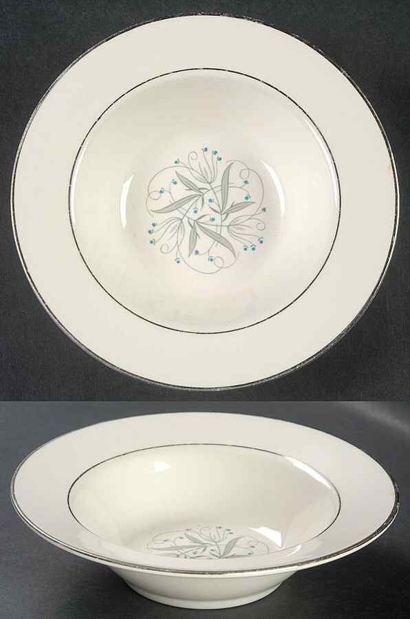 Celeste Rim Fruit/Dessert (Sauce) Bowl by Homer Laughlin -1