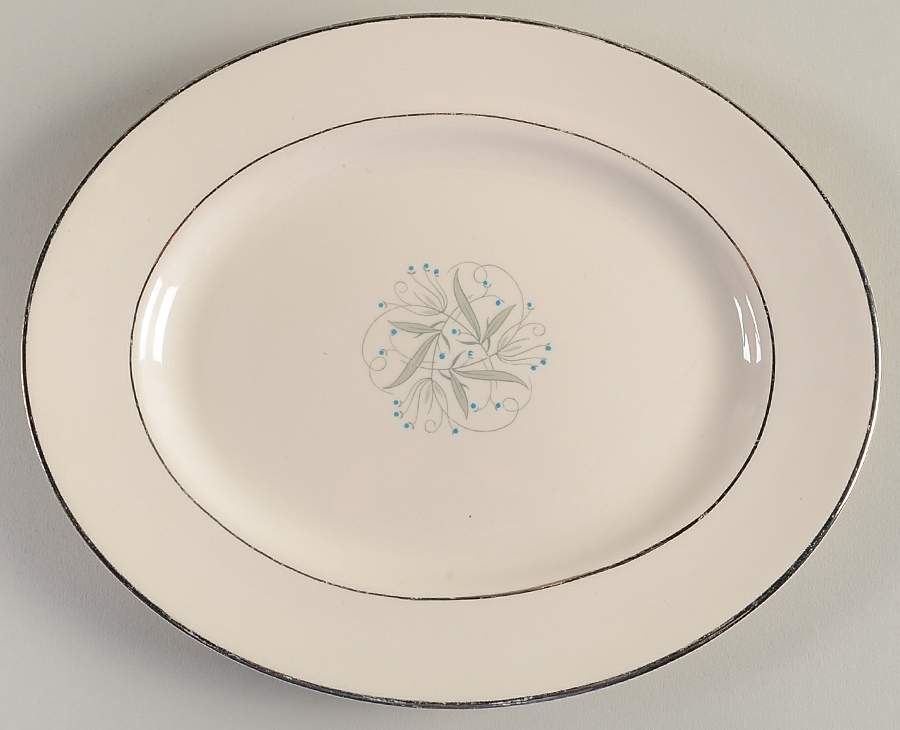 Celeste Relish/Gravy Underplate by Homer Laughlin -1
