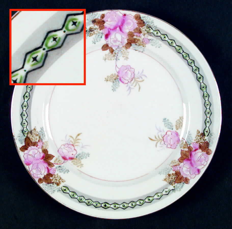 HBJ1 Luncheon Plate by HB (Japan)-1