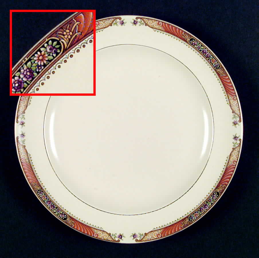 4740b Dinner Plate by Homer Laughlin -1