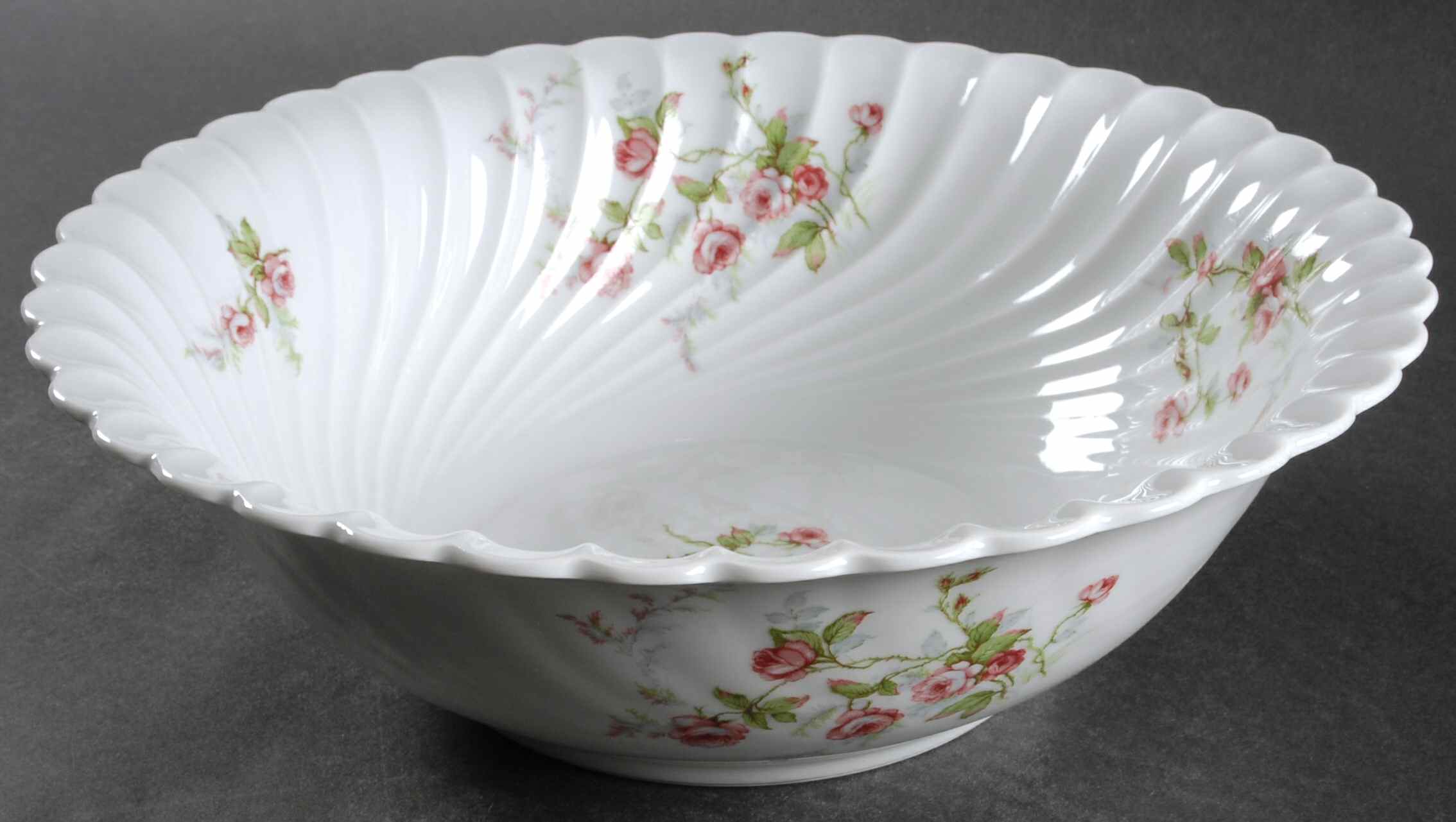 Julia (Blue Backstamp) 10" Large Salad Serving Bowl by Haviland-1