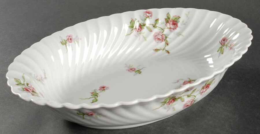 Julia (Blue Backstamp) 10" Oval Vegetable Bowl by Haviland-1