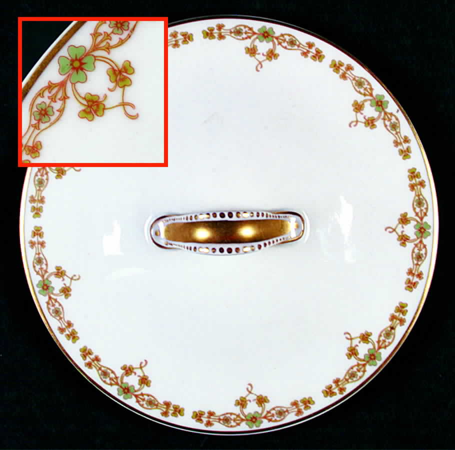 Schleiger 771b Lid for Oval Vegetable by Haviland-1