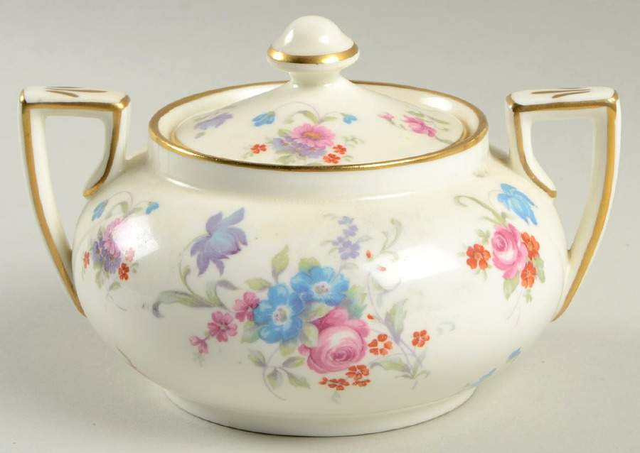 6072 Sugar Bowl & Lid by Hammersley-1