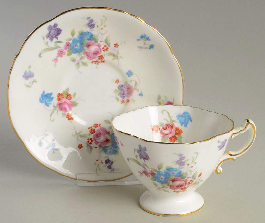 6072 Footed Cup & Saucer Set by Hammersley-1