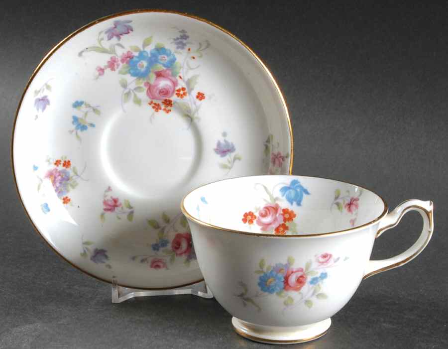 6072 Footed Cup & Saucer Set by Hammersley-1