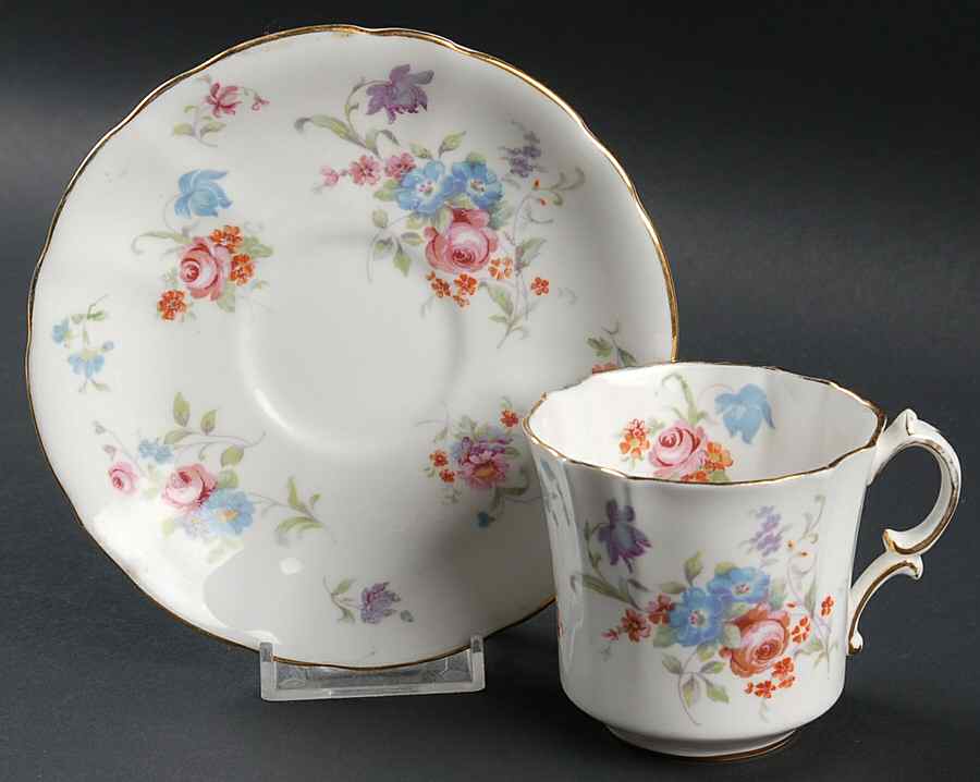 6072 Footed Cup & Saucer Set by Hammersley-1