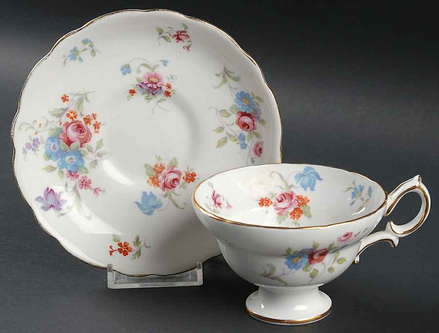 6072 Footed Cup & Saucer Set by Hammersley-1
