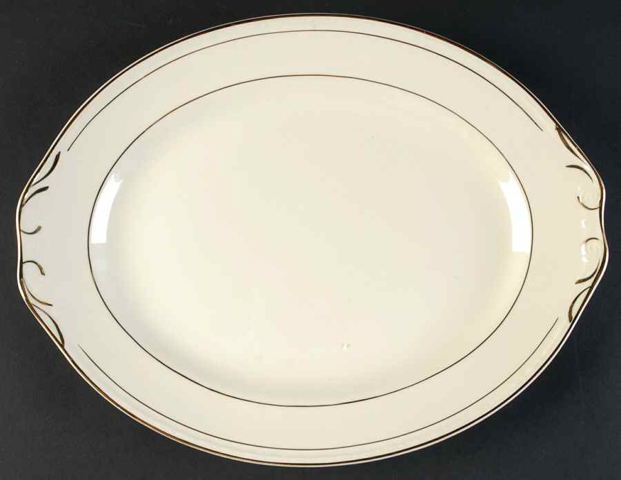 G3343 11" Oval Serving Platter by Homer Laughlin -1