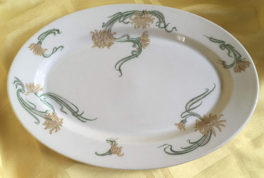 Schleiger 492h 11" Oval Serving Platter by Haviland-1