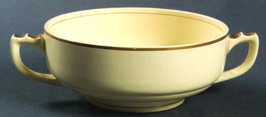 C15 Footed Cream Soup Bowl by Homer Laughlin -1
