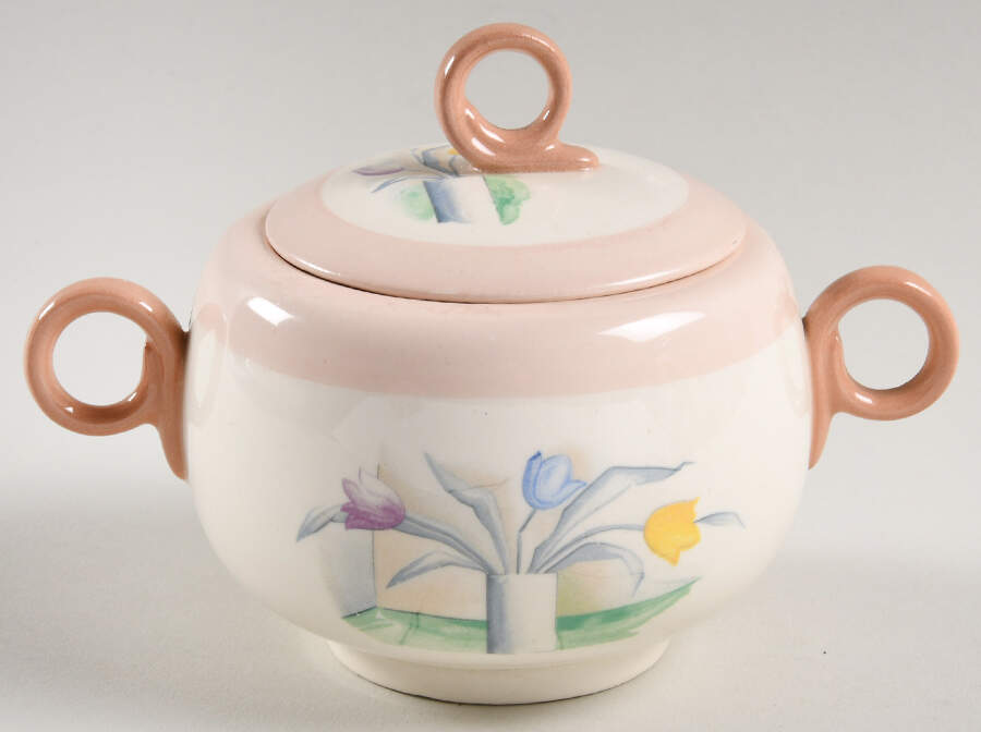 International Sugar Bowl & Lid by Homer Laughlin -1