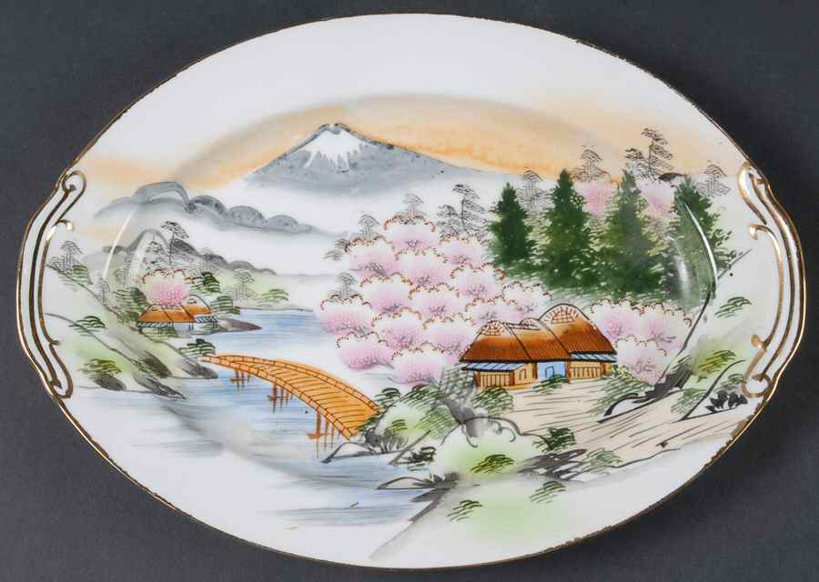 HYA7 12" Oval Serving Platter by Hayasi-1