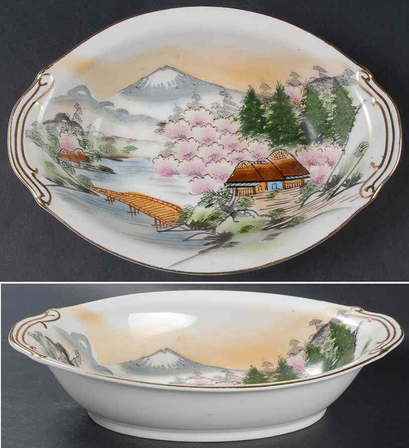 HYA7 10" Oval Vegetable Bowl by Hayasi-1