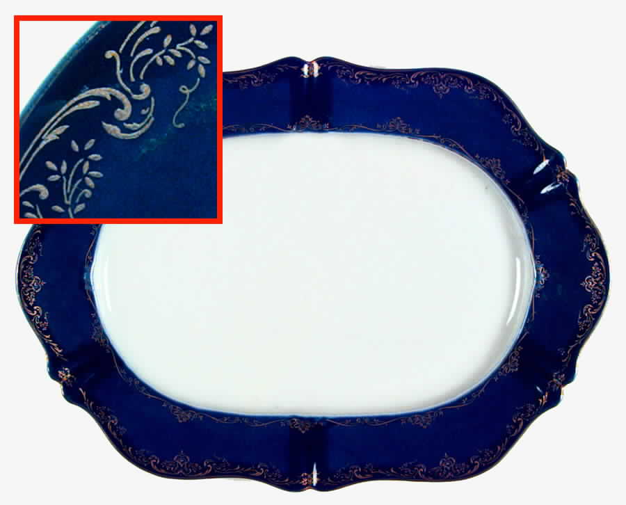 H1361 15" Oval Serving Platter by Haviland-1