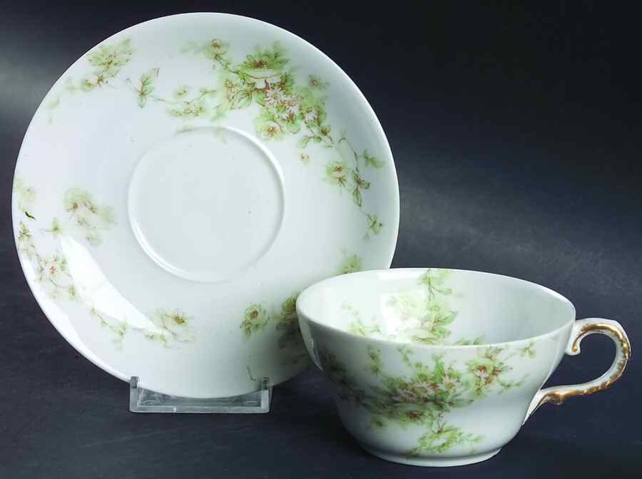 Schleiger 840o Flat Cup & Saucer Set by Haviland-1