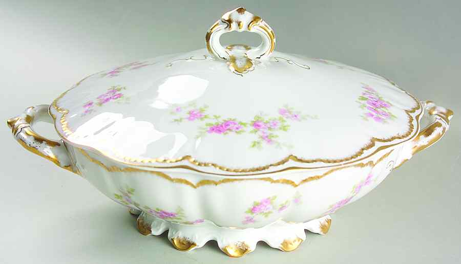 Schleiger 1131D Round Covered Vegetable by Haviland-1