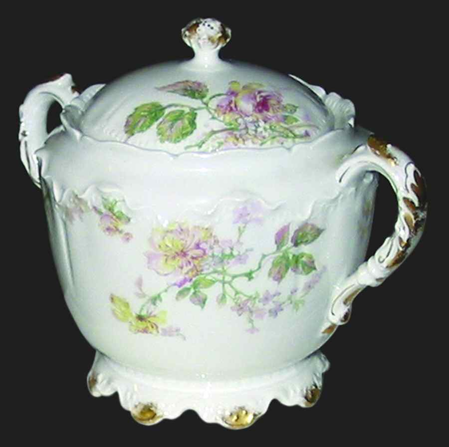 Schleiger 1145a Sugar Bowl & Lid by Haviland-1